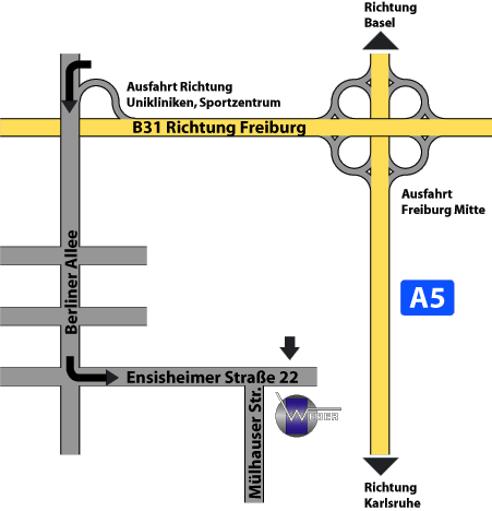 Lageplan Weber Metallverarbeitung